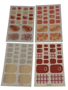 Peel-and-Stick Nail Wraps Set #1
